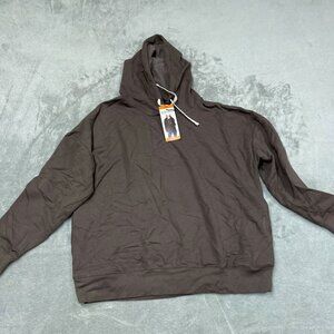Buffalo David Bitton XXL Brown Hooded Sweatshirt With Drawstring  NWT 6463